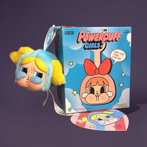 Pop Mart Cry Baby x PowerPuff Girls Series Vinyl Face Plush Pendant Bubbles